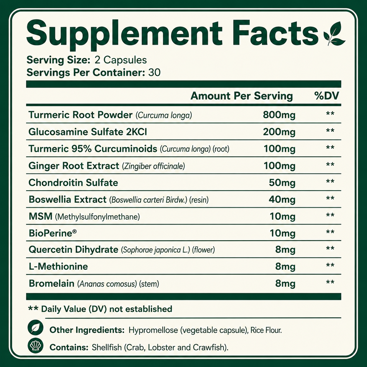 Active Root Turmeric Curcumin 95 Joint Complex
